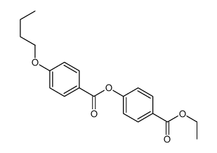 (4-ethoxycarbonylphenyl) 4-butoxybenzoate Structure