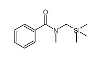 Benzamide, N-methyl-N-[(trimethylsilyl)methyl] Structure