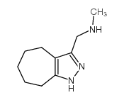 1-(1,4,5,6,7,8-hexahydrocyclohepta[c]pyrazol-3-yl)-N-methylmethanamine Structure