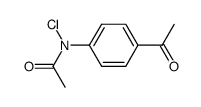 N-chloro-p-acetylacetanilide Structure