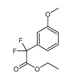 2,2-二氟-2-(3-甲氧基苯基)乙酸乙酯结构式