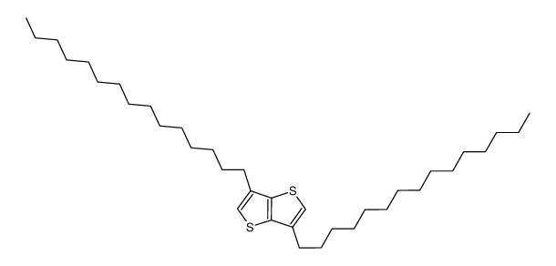 3,6-dipentadecylthieno[3,2-b]thiophene Structure