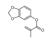 1,3-benzodioxol-5-yl 2-methylprop-2-enoate结构式