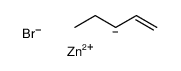 Zinc, bromo-2-pentenyl结构式