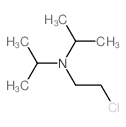 2-(N,N-二异丙氨基)氯乙烷结构式