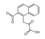 (2-nitro-[1]naphthyl)-pyruvic acid Structure