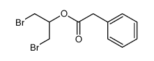 2-bromo-1-(bromomethyl)ethyl phenylacetate Structure