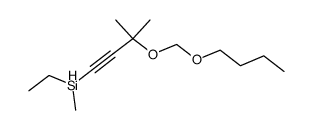 1--3-methyl-3-butyloxymethoxy-butin-(1)结构式