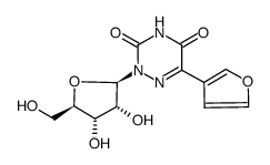 5-(3-furyl)-6-azauridine Structure