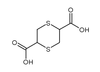 trans-1,4-dithiane-2,5-dicarboxylic acid Structure