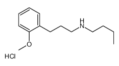 N-[3-(2-methoxyphenyl)propyl]butan-1-amine,hydrochloride Structure