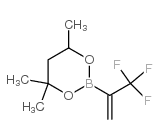 4,4,6-三甲基-2-(3,3,3-三氟丙-1-烯-2-基)-1,3,2-二氧杂硼烷结构式