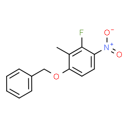 1-(Benzyloxy)-3-fluoro-2-methyl-4-nitrobenzene Structure