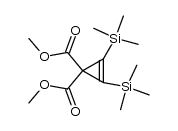 dimethyl ester of 1,2-bis(trimethylsilyl)cyclopropene-3,3-dicarboxylic acid Structure