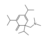 dimethyl-(1,3,5-triisopropyl-6-methylene-cyclohexa-2,4-dienylmethyl)-amine Structure