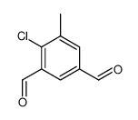 4-chloro-5-methylbenzene-1,3-dicarbaldehyde结构式