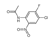 N-(4-chloro-5-fluoro-2-nitrophenyl)acetamide Structure