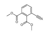 dimethyl 3-cyanobenzene-1,2-dicarboxylate结构式