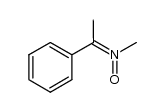 (Z)-N-(1-phenylethylidene)methanamine N-oxide结构式