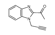 1-(1-propargyl-1H-benzimidazol-2-yl)ethanone Structure