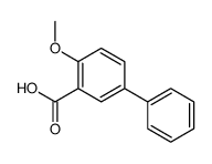 2-甲氧基-5-苯基苯甲酸结构式