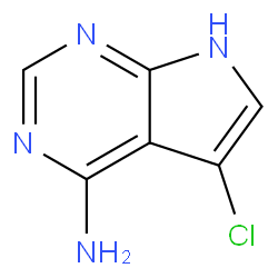 5-氯-7H-吡咯并[2,3-d]嘧啶-4-胺图片