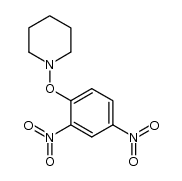 1-(2,4-dinitrophenoxy)piperidine结构式