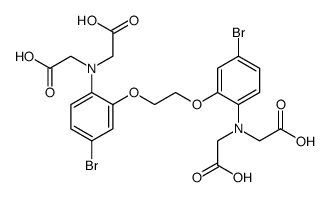 5,5'-dibromo-1,2-bis(2-aminophenoxy)ethane-N,N,N',N'-tetraacetic acid Structure