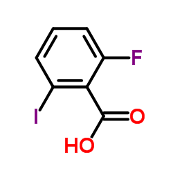 2-氟-6-碘苯甲酸结构式