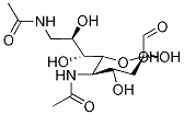 N-乙酰基-9-(乙酰氨基)-9-脱氧神经氨酸酸结构式