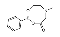 6-methyl-2-phenyl-1,3,6,2-dioxazaborocan-4-one Structure