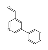 5-苯基吡啶-3-甲醛结构式