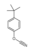(4-tert-butylphenyl) cyanate Structure