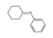 Benzenamine,N-cyclohexylidene- Structure