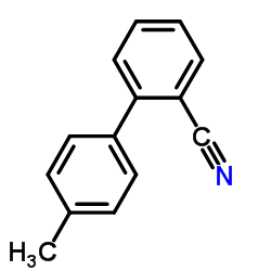 4'-Methyl-2-cyanobiphenyl structure