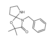 4-benzyl-2,2-dimetyl-1-oxa-4,6-diazaspiro[4,4]nonan-3-one Structure