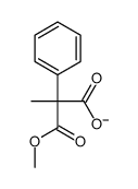 (2S)-3-methoxy-2-methyl-3-oxo-2-phenylpropanoate Structure