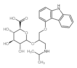 carazolol glucuronide Structure