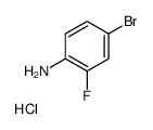 4-Bromo-2-fluoroaniline hydrochloride structure