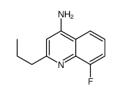 4-Amino-8-fluoro-2-propylquinoline Structure