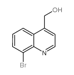 8-溴-4-喹啉甲醇结构式