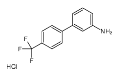 3-[4-(trifluoromethyl)phenyl]aniline,hydrochloride结构式