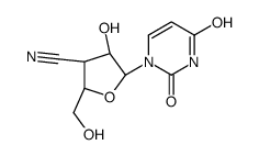 (2S,3S,4R,5R)-5-(2,4-dioxopyrimidin-1-yl)-4-hydroxy-2-(hydroxymethyl)oxolane-3-carbonitrile Structure