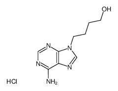 9-(4'-hydroxybutyl) adenine hydrochloride结构式