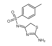 2-Amino-4-(p-toluenesulfonylimino)-4,5-dihydrothiazole Structure