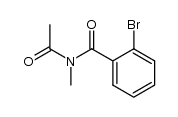 N-acetyl-2-bromo-N-methylbenzamide结构式