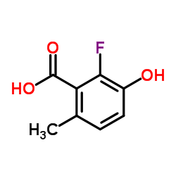 Benzoic acid, 2-fluoro-3-hydroxy-6-Methyl- Structure