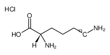 L-Lysine-6-13C hydrochloride Structure