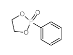 1,3,2-Dioxaphospholane,2-phenyl-, 2-oxide结构式