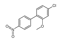 4-chloro-2-methoxy-1-(4-nitrophenyl)benzene结构式